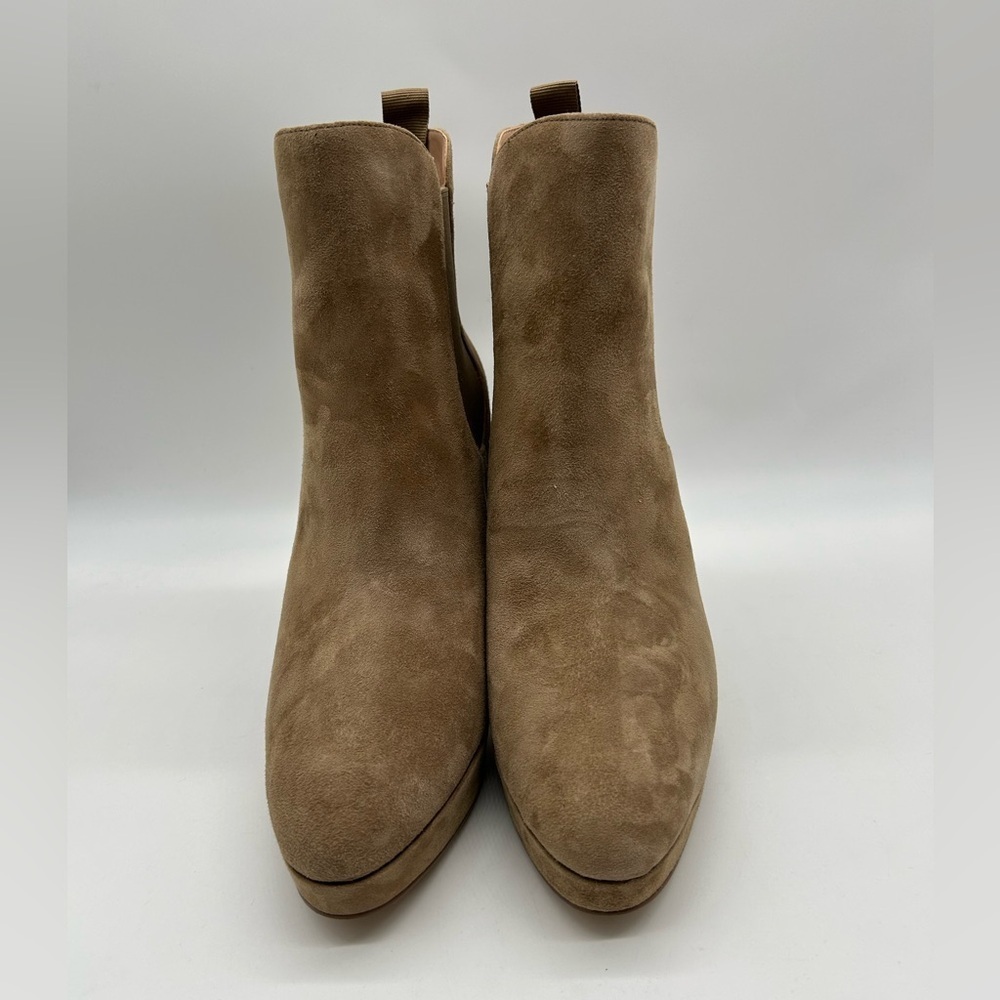 Cole Haan Remi Bootie 100mm Light Whiskey Suede Ankle Boots Women’s 10 B NWB - Picture 6 of 15